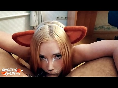 ❤️ Kitsune ngulu kontol lan cum ing dheweke tutuk ❤❌ Saru kualitas ing kita  ❌️❤